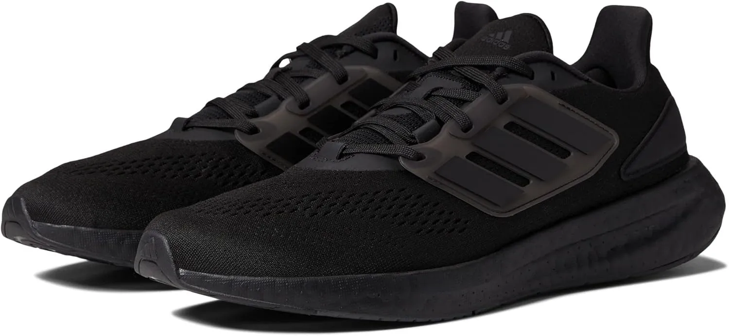 adidas Men's Pureboost 22 Running Shoe, Black/Black/Black, 11.5