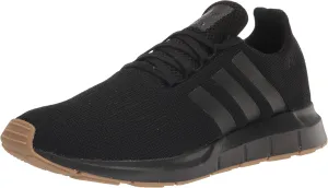 adidas Men's Swift Run Legacy Shoe, Black/Black/Gum(2018), 12.5