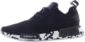 adidas NMD R1 Mens Shoes Size 12, Color: Black/White/Black