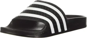 adidas Unisex-Child Adilette Slide, Core Black/White/Core Black, 4