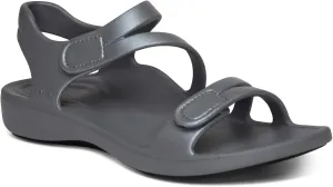 Aetrex Jillian Water-Friendly Sport Sandals for Women - Adjustable Strap Comfort Womens Sport Sandals for Beach Summer