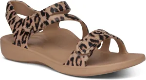 Aetrex Jillian Water-Friendly Sport Sandals for Women - Adjustable Strap Comfort Womens Sport Sandals for Beach Summer