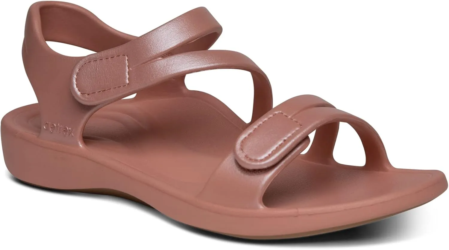Aetrex Jillian Water-Friendly Sport Sandals for Women - Adjustable Strap Comfort Womens Sport Sandals for Beach Summer