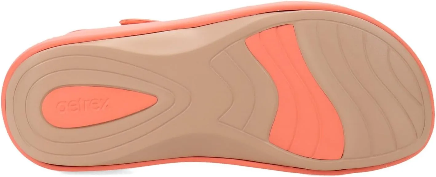 Aetrex Jillian Water-Friendly Sport Sandals for Women - Adjustable Strap Comfort Womens Sport Sandals for Beach Summer