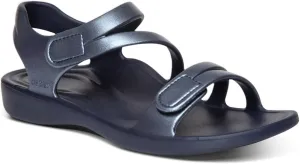 Aetrex Jillian Water-Friendly Sport Sandals for Women - Adjustable Strap Comfort Womens Sport Sandals for Beach Summer