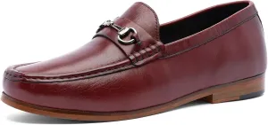 Anthony Veer Filmore Bit Loafers for Men | Slip-On | Blake Stitch Construction | Fully Leather Lined | Ortholite Cushion Leather Footbed | Leather Outsole