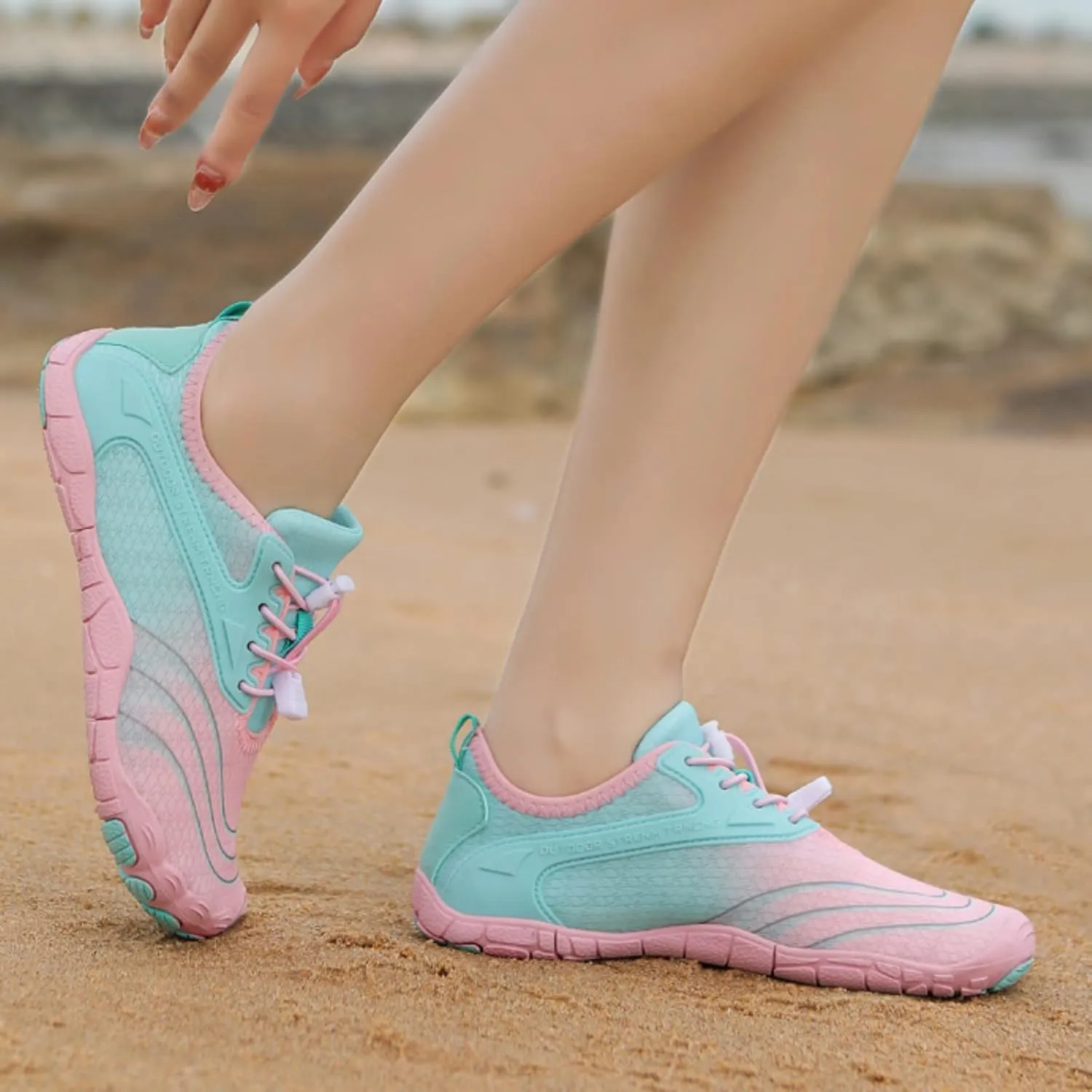 Aqua Socks Water Shoes Quick Dry Barefoot Swim Beach Pool Surf Hiking Kayaking Diving Yoga Outdoor Sport Shoes Men Women