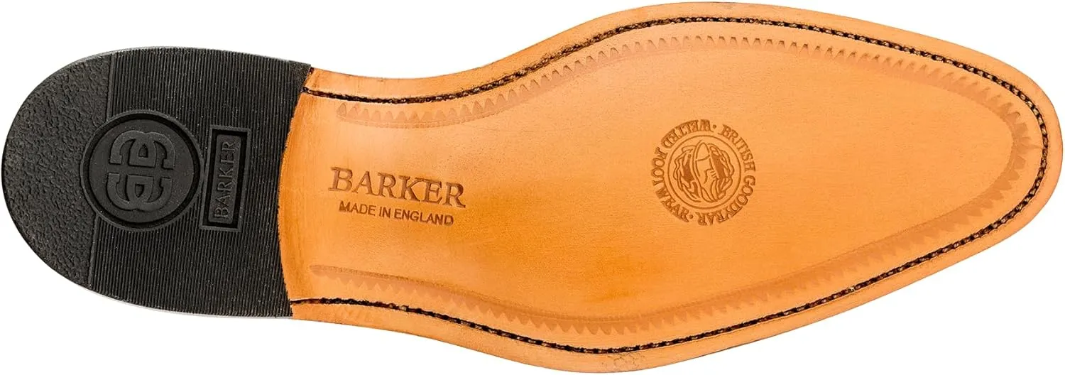 BARKER Winsford Men's Handmade Leather Oxford Dress Shoes – Timeless Elegance, Premium Craftsmanship, Full Leather Insole & Sole