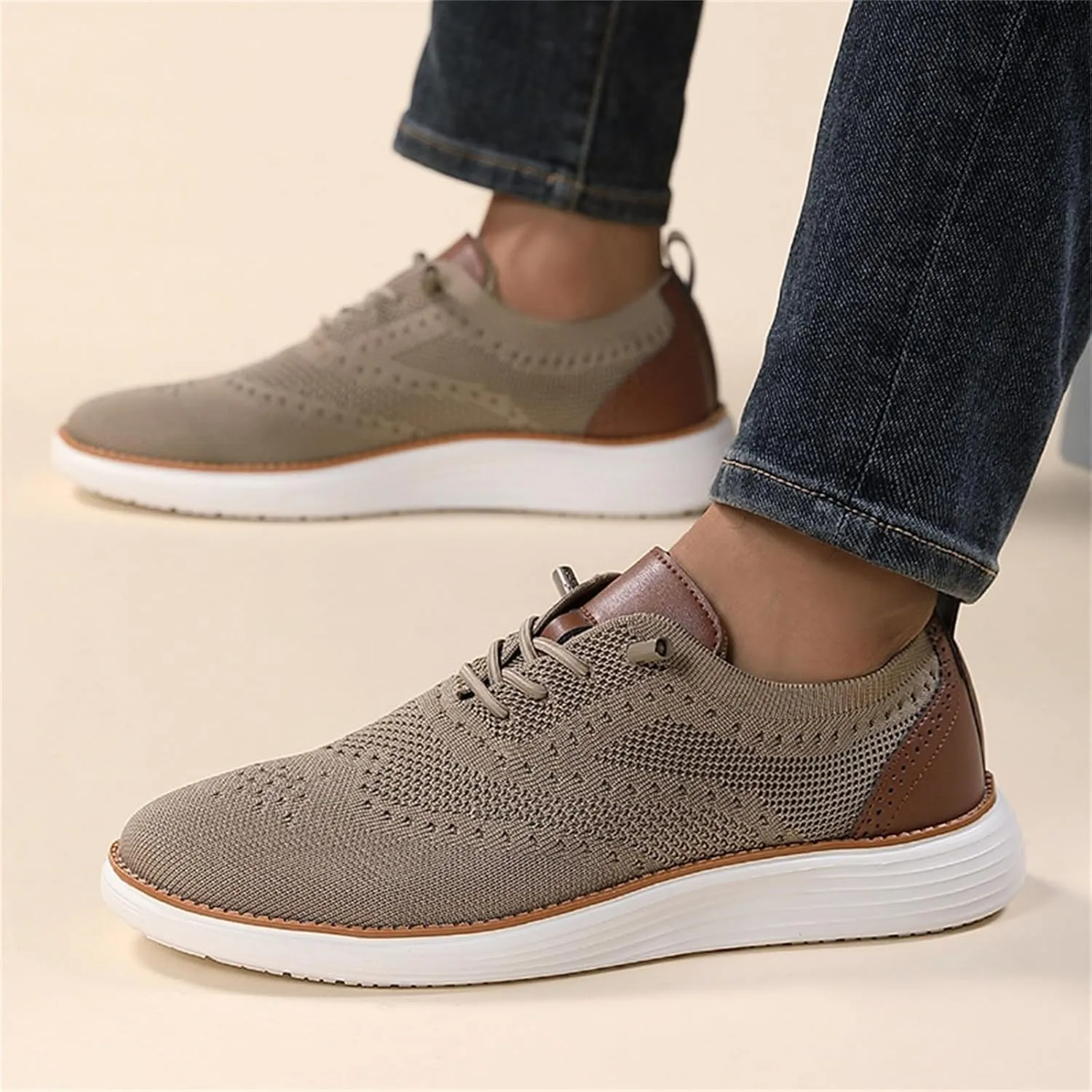 Casual Walking Shoes New Running Sports Casual Shoes Flying Weaving Mesh Men Trendy