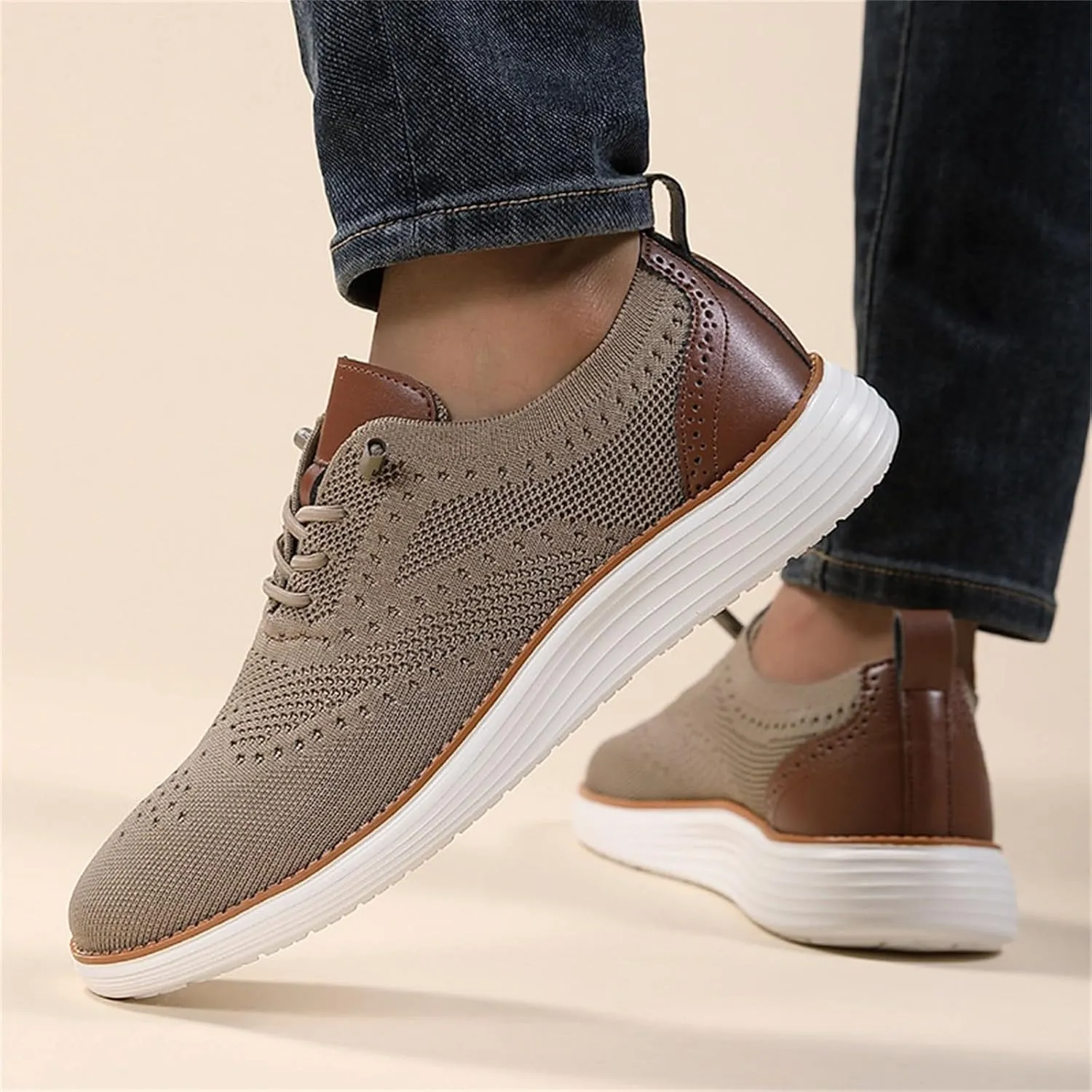 Casual Walking Shoes New Running Sports Casual Shoes Flying Weaving Mesh Men Trendy