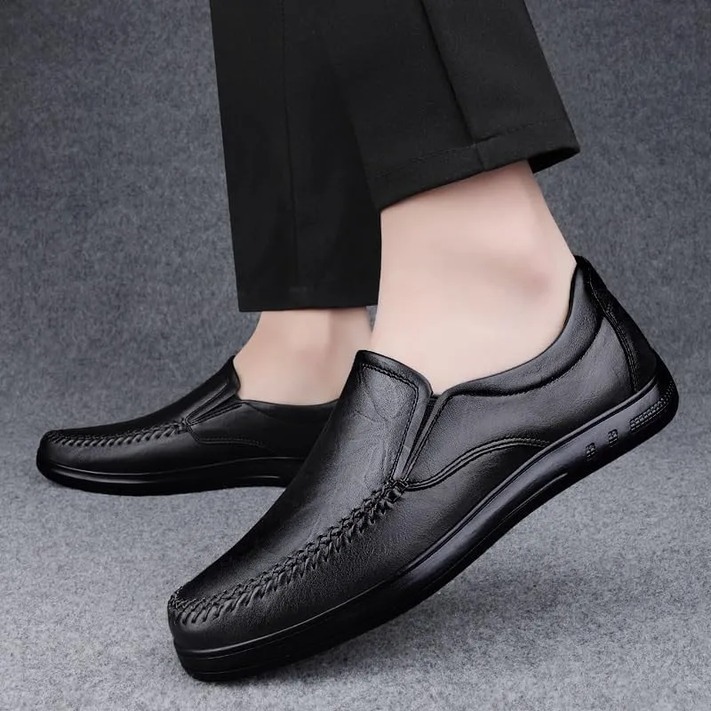 Classic Men's Leather Dress Shoes Men Patent Leather Formal Business Oxford Shoes