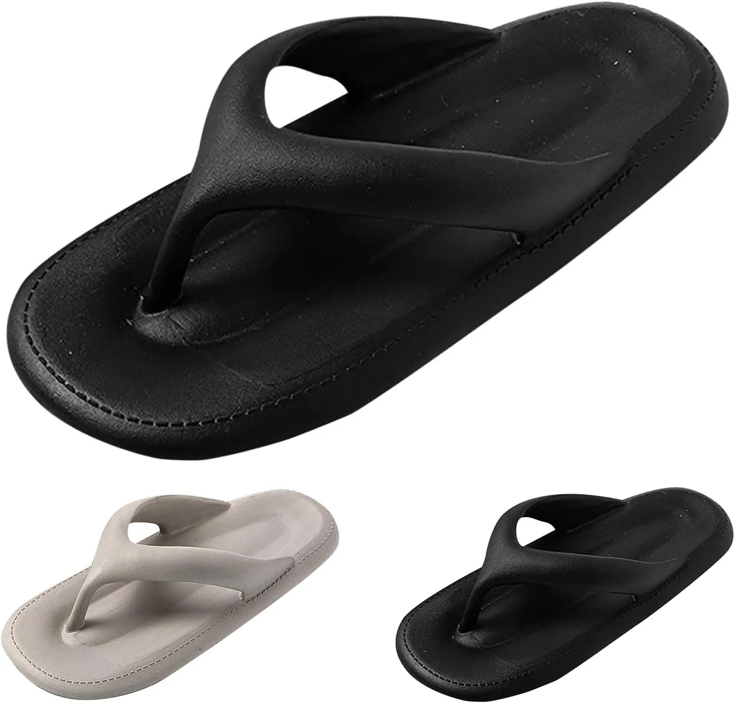 Comfortable Walking Thong Sandals Men Flip Flops Summer New Pattern Indoor and Outdoor Fashionable Practical Beach