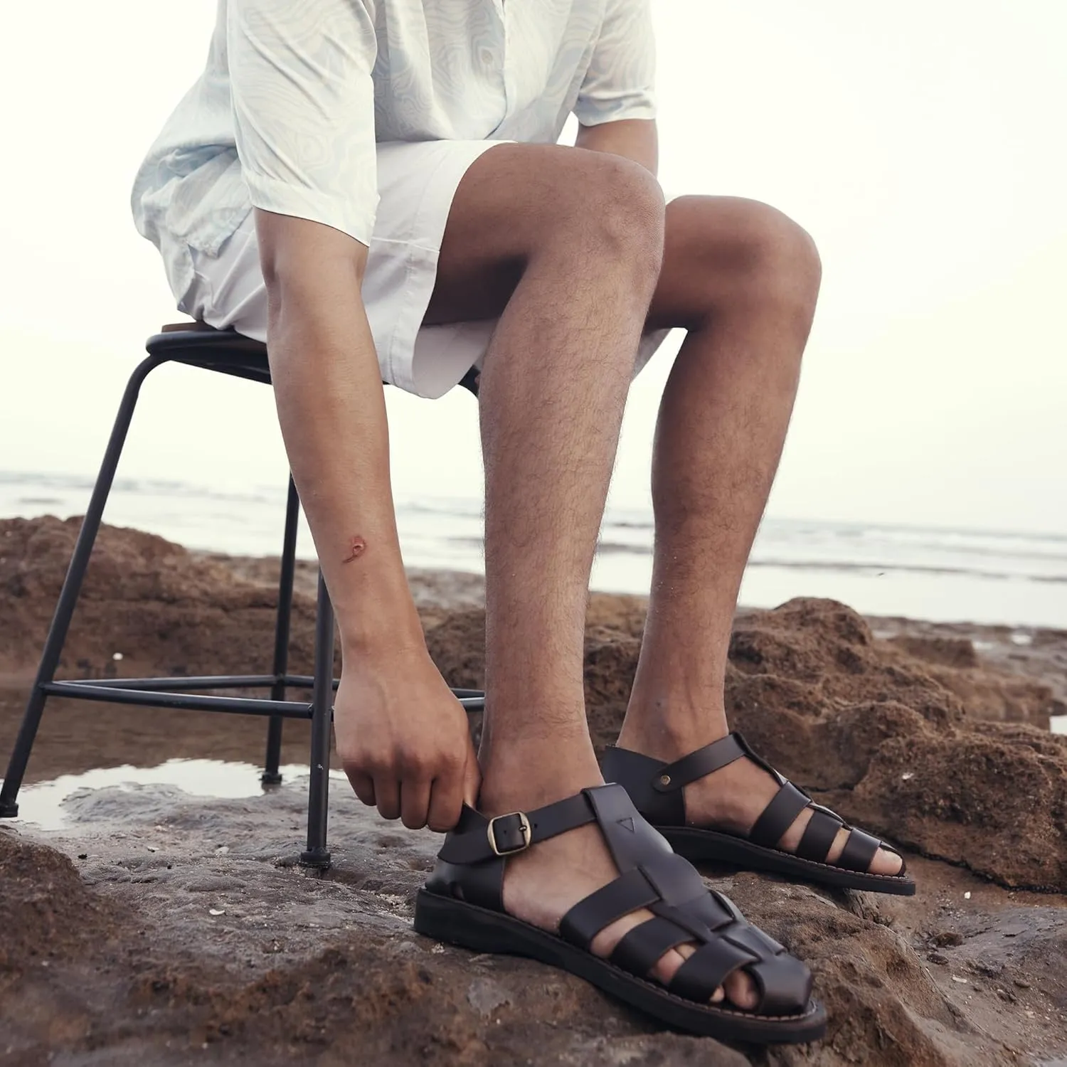 Daniel - Leather Fisherman Sport Sandal - Mens Sandals