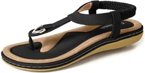 Deals Women's Comfy Sandals, Comfort Slip On Summer's Sandals