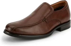 Dockers Mens Greer Dress Run Off Loafer Shoe, Brown, 8.5 W