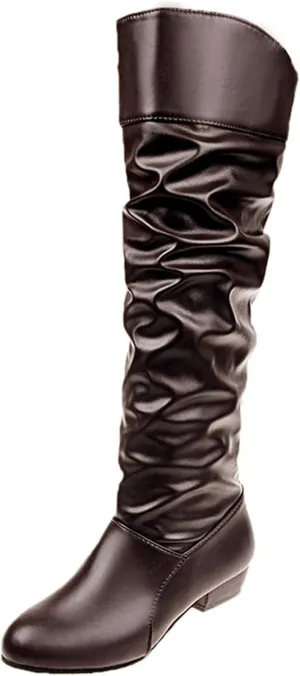 Extra Wide Calf Western Boots for Women Plus Size Dressy Boots Women 2 Inch Knee High Black Cowgirl Boots Wide Calf No Heel Womens Brown Leather Shoes Cowboy Boots for Women Booties and Mid Calf