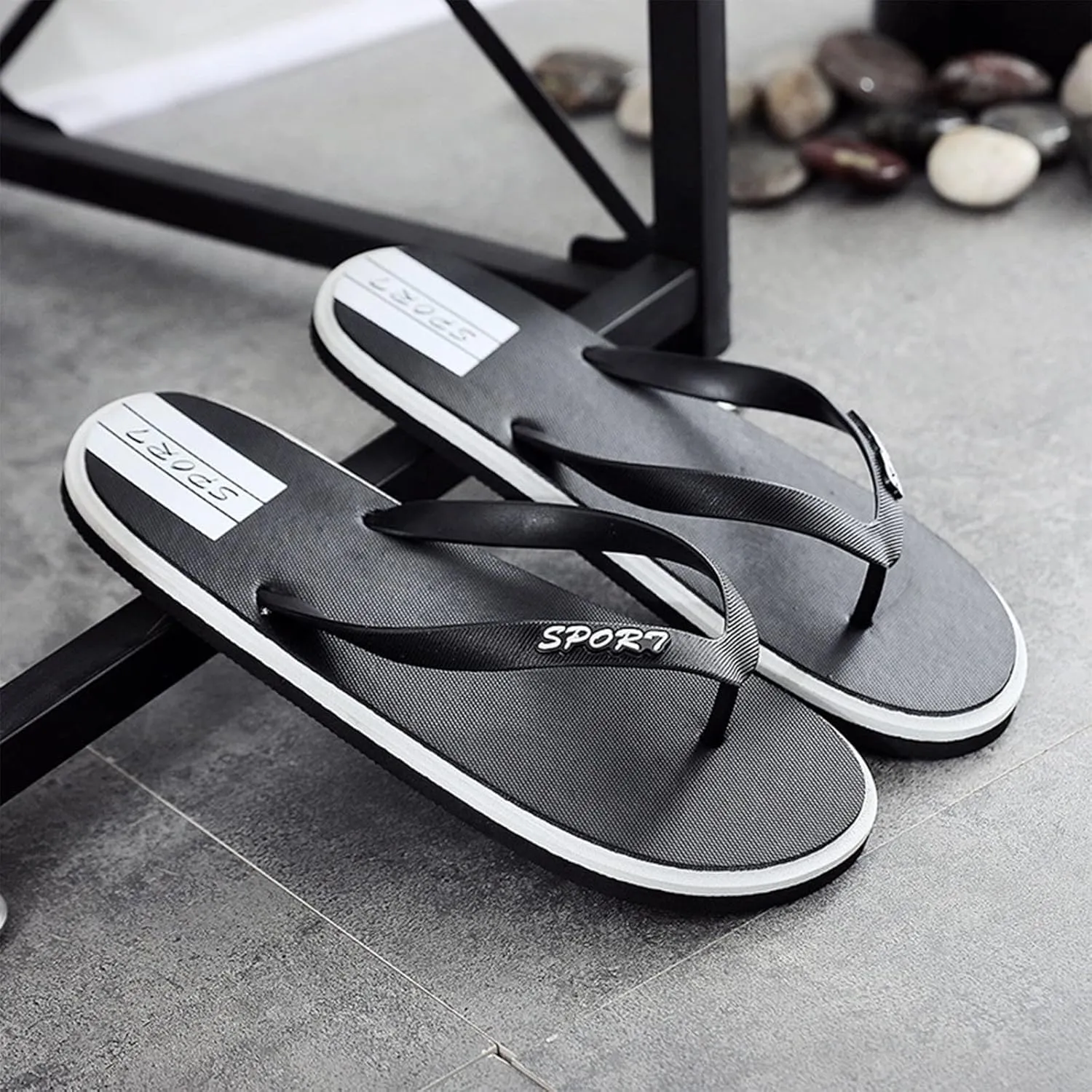 Flip Flops Men Men's Flip Flops Thongs Sandals Comfort Slippers for Beach Mens Sandles Men's Flip Flops