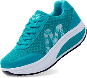 Flying Weaving Sneakers Women 2023 Fall and Winter New Korean Fashion Round Head Lace Up Casual Shoes Thick Bottom Running Shoes Women Walking