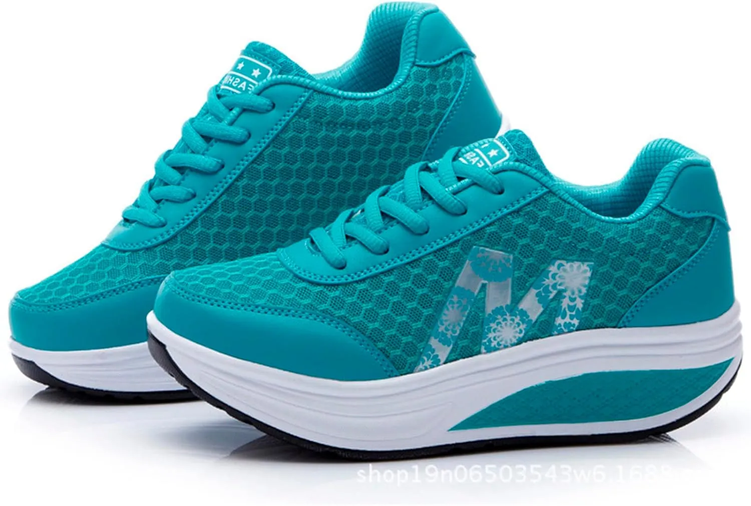 Flying Weaving Sneakers Women 2023 Fall and Winter New Korean Fashion Round Head Lace Up Casual Shoes Thick Bottom Running Shoes Women Walking