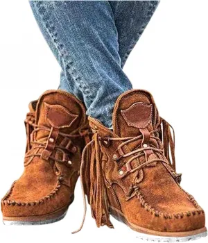 Gibobby Ankle Boot for Women Low Heel Womens Cowboy Boots Pointed Toe Faux Stacked Chunky Heels V Cut Zipper Booties