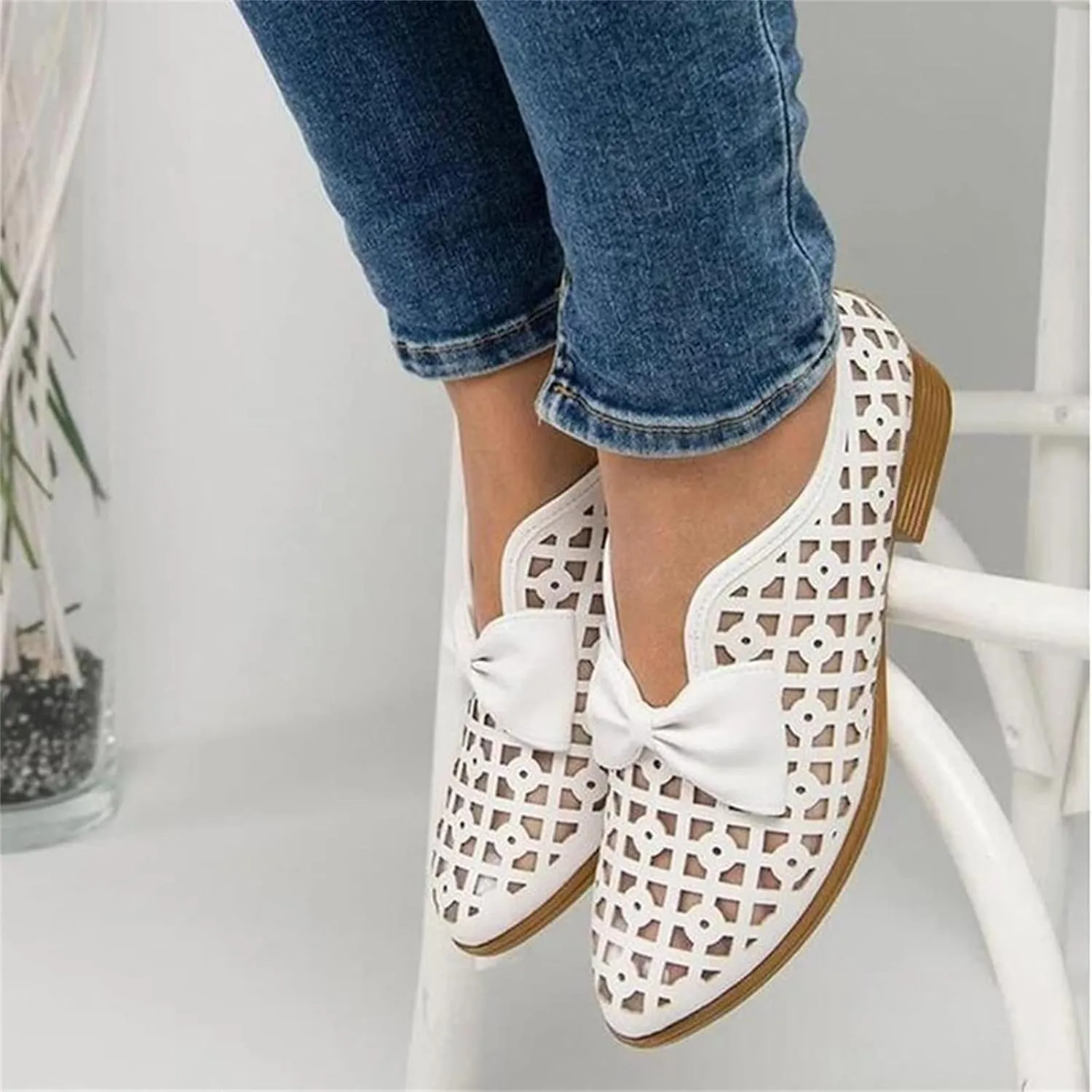Gibobby Boots for Women Square Toe Women Cowgirl Boots Ladies Retro Ankle Boots Embroidered Western Short Boots 52