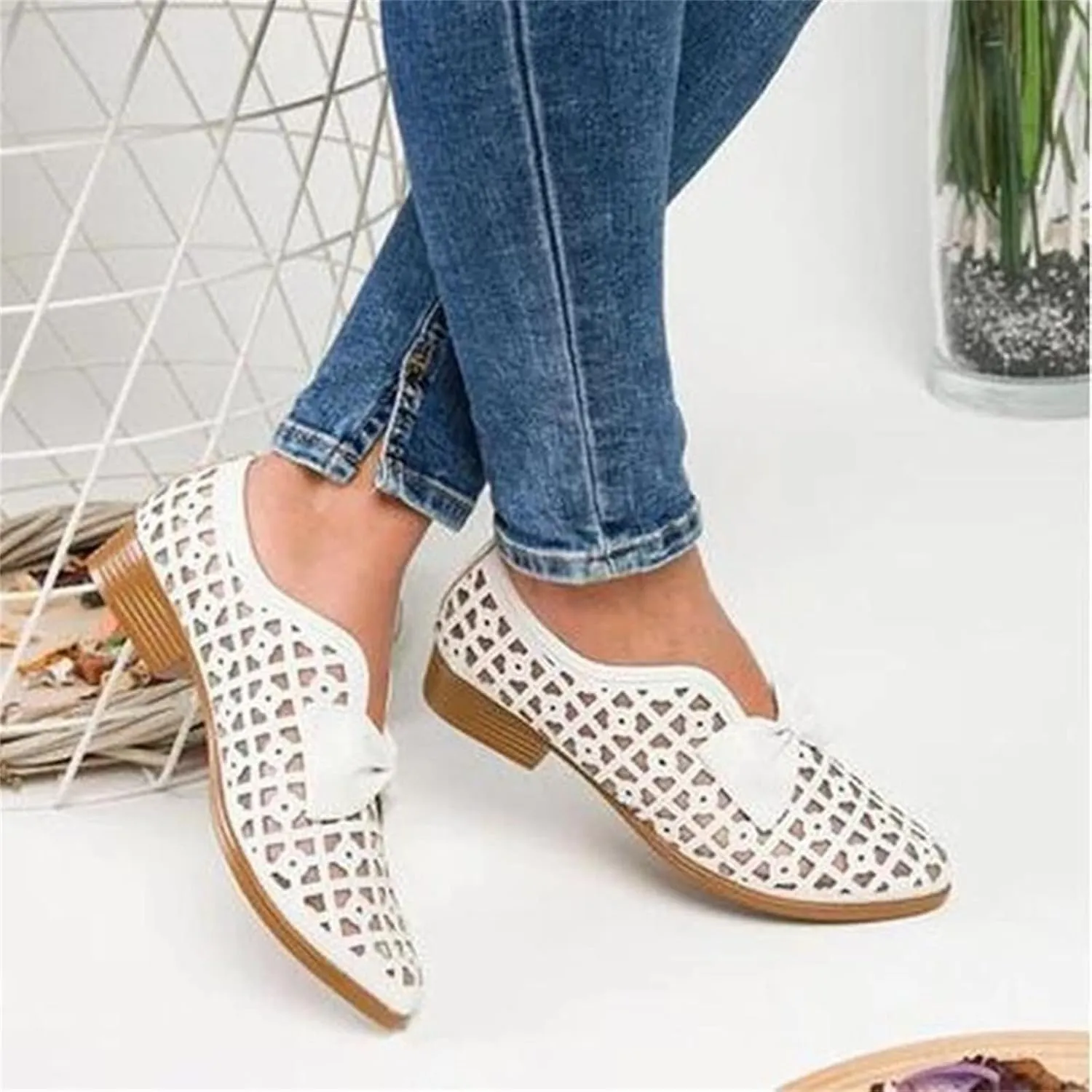 Gibobby Boots for Women Square Toe Women Cowgirl Boots Ladies Retro Ankle Boots Embroidered Western Short Boots 52