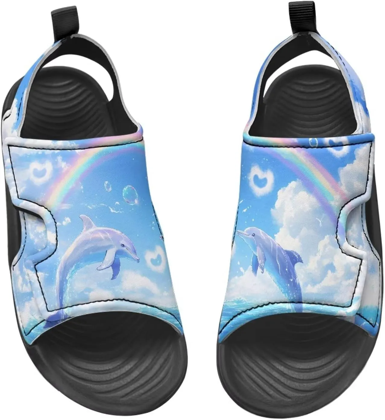Girls Cat Sandals Cute Cartoon Kids Summer Outdoor Athletic Sport Water Sandals for School/Hiking/Beach