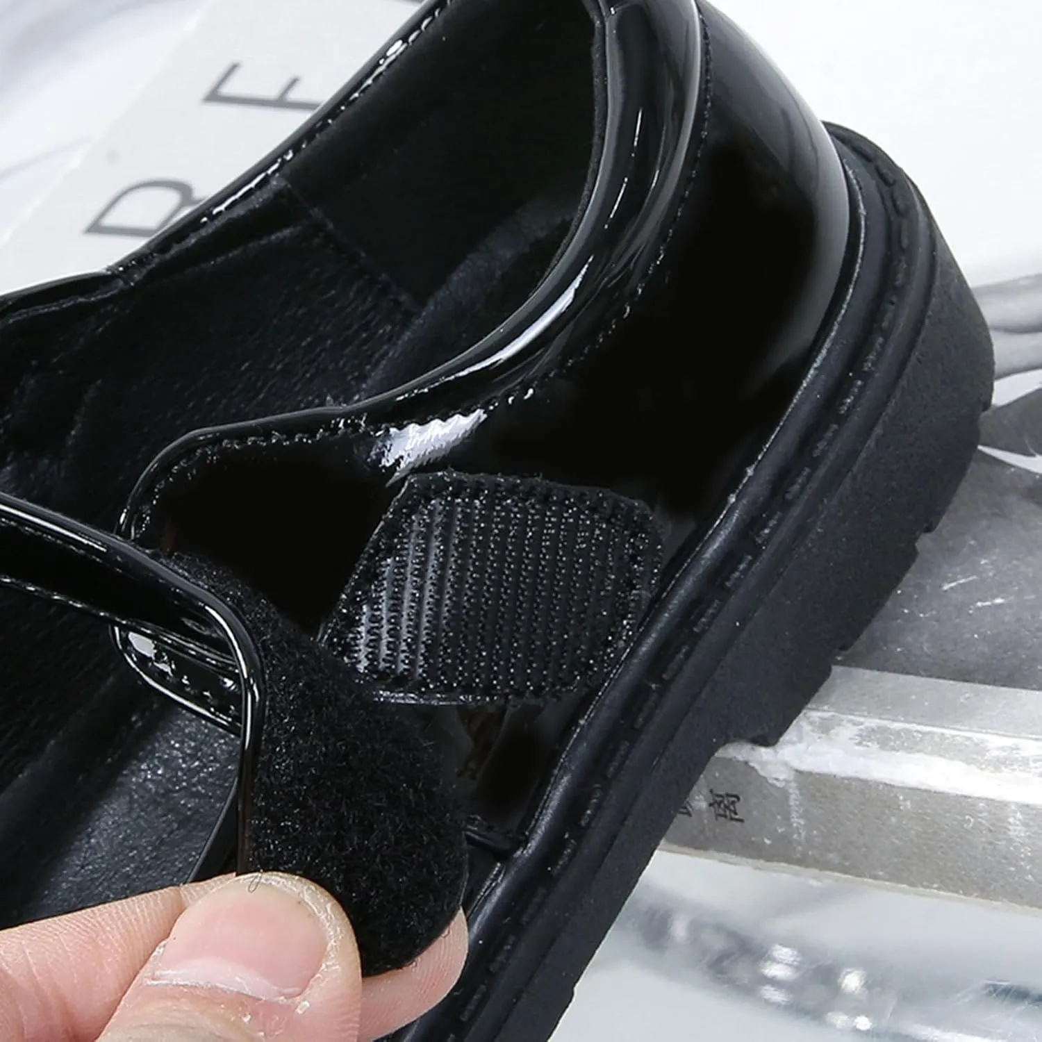 Girls Formal Dress Shoes Casual Platform Soft Sole Slip On Leather Mary Jane Wedding Party Shoes