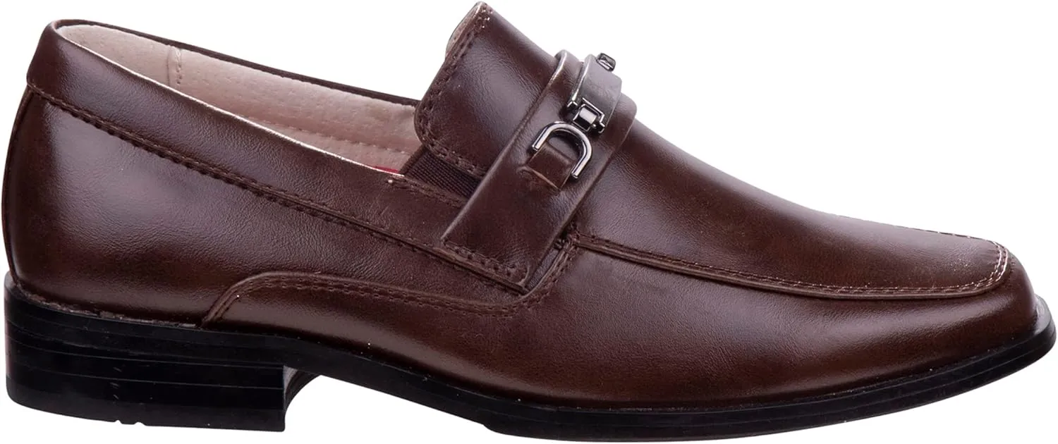 Joseph Allen Men's Penny Loafer Classic Lace-Up Business Casual Dress Formal Shoes (Boys Sizes)
