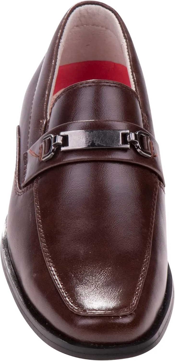 Joseph Allen Men's Penny Loafer Classic Lace-Up Business Casual Dress Formal Shoes (Boys Sizes)