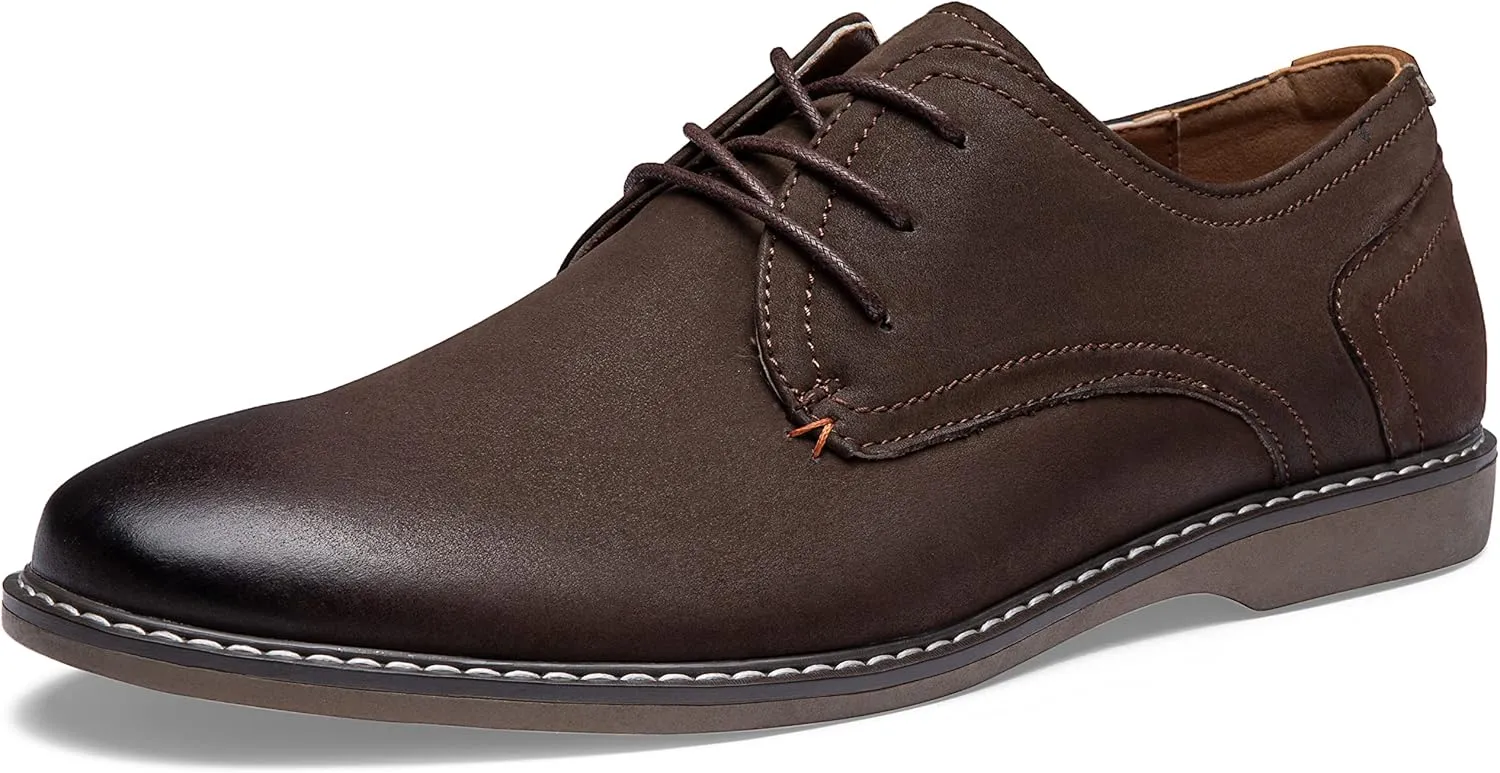 Jousen Men's Casual Dress Shoes Suede Business Classic Dress Shoes for Men