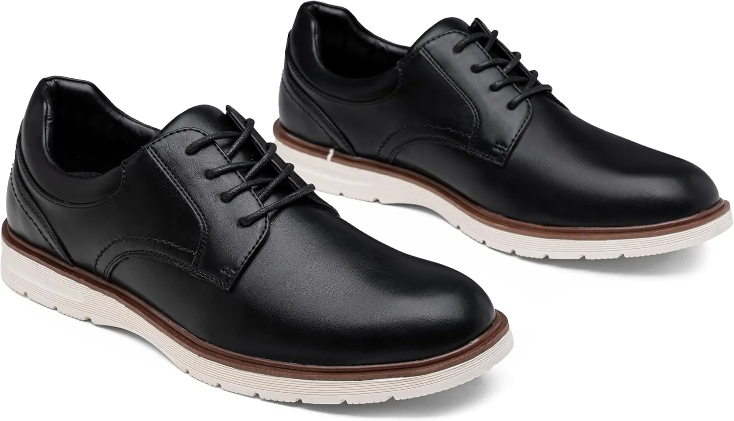 Jousen Mens Dress Shoes Casual Oxfords Lace Up Business Formal Dress Sneakers for Men