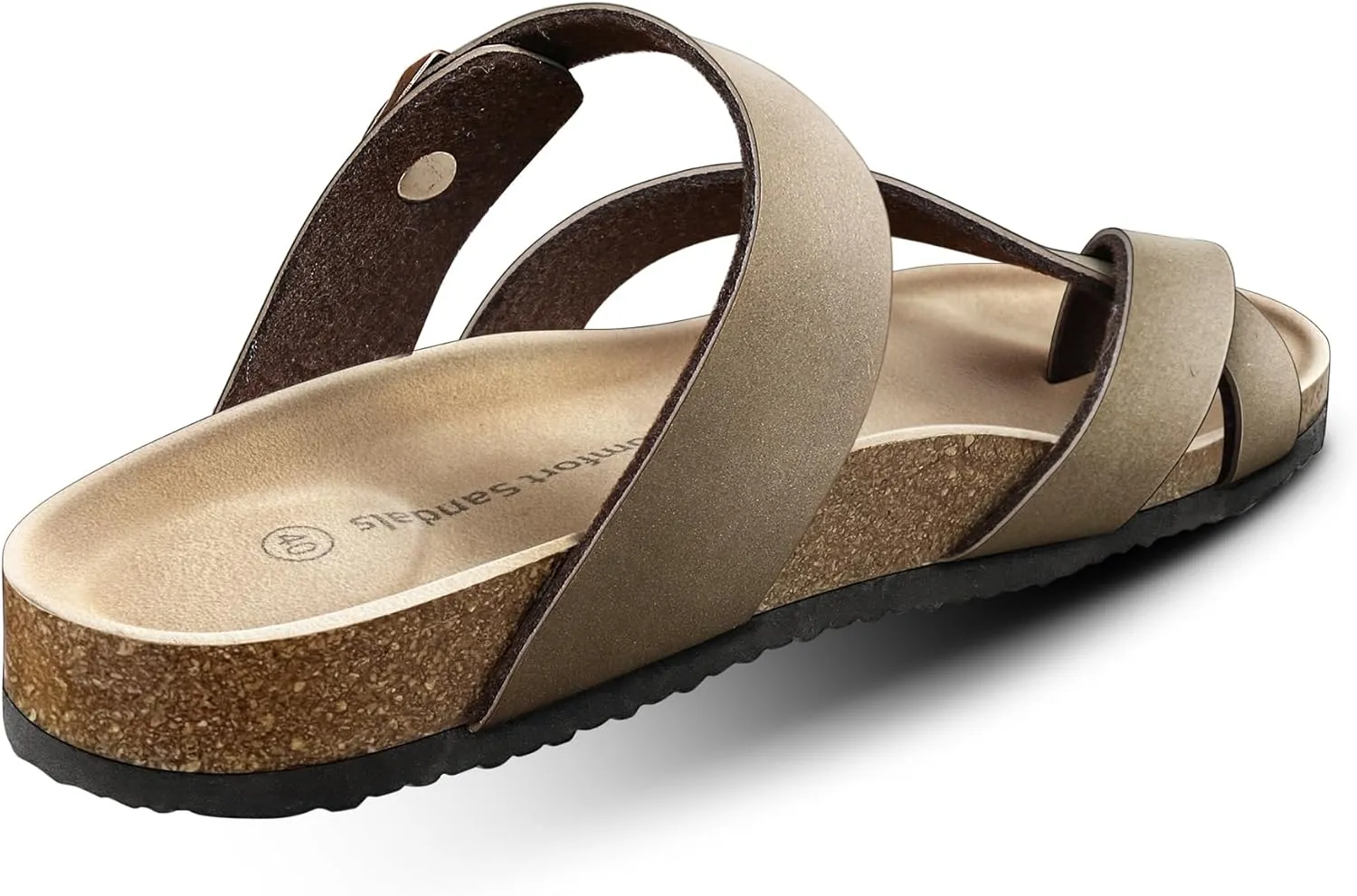 KEMISANT Women's Slide Sandals-Flip-Flops-Casual Slip-ons with Unslip Rubber Outsole and Suede Upper