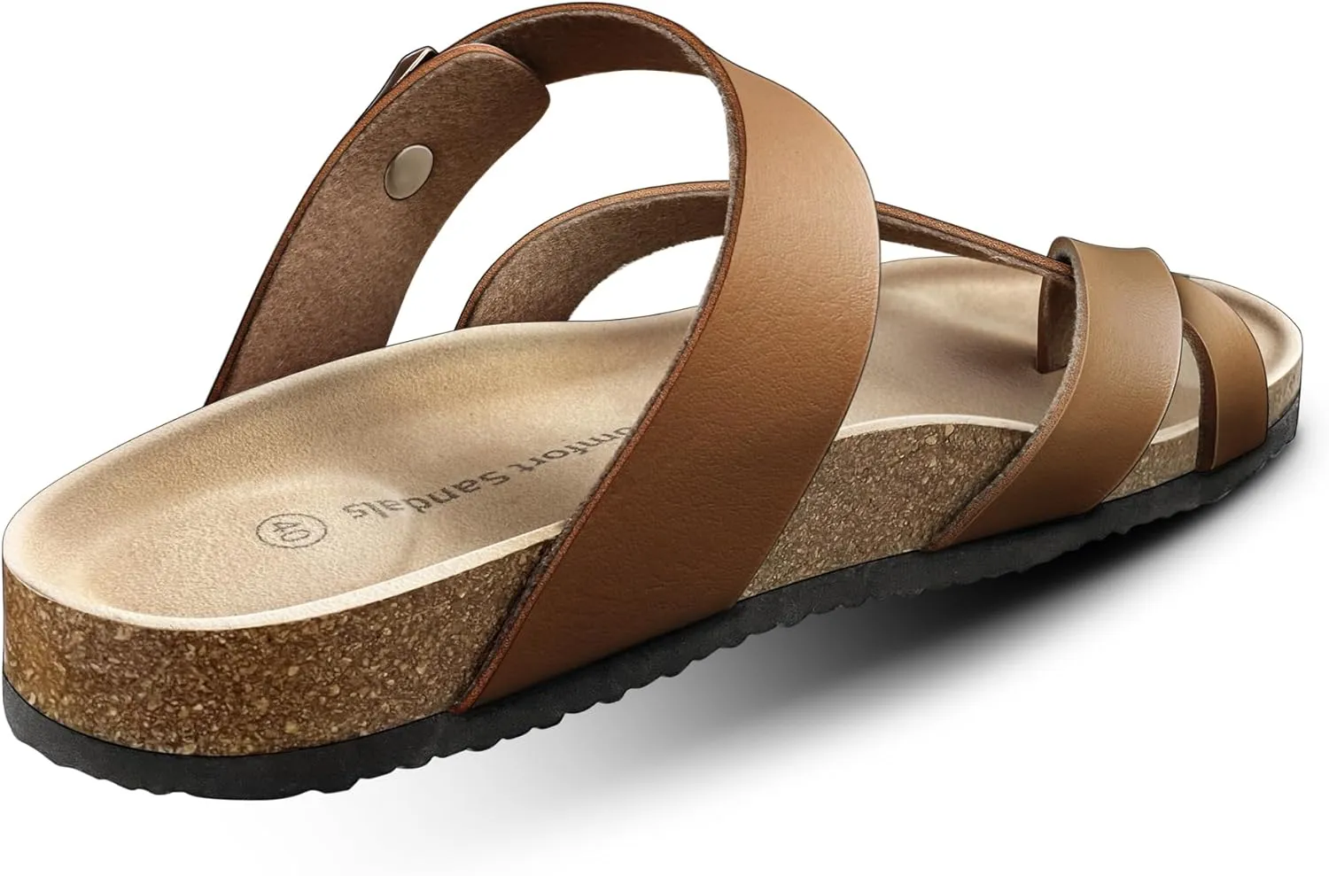 KEMISANT Women's Slide Sandals-Flip-Flops-Casual Slip-ons with Unslip Rubber Outsole and Suede Upper