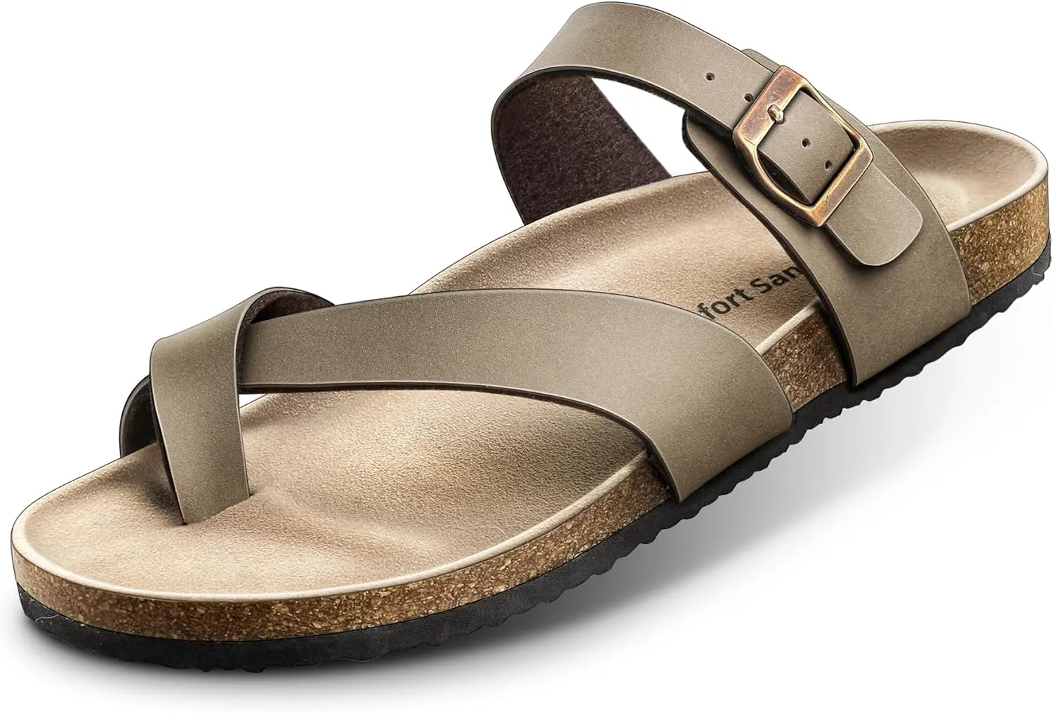 KEMISANT Women's Slide Sandals-Flip-Flops-Casual Slip-ons with Unslip Rubber Outsole and Suede Upper