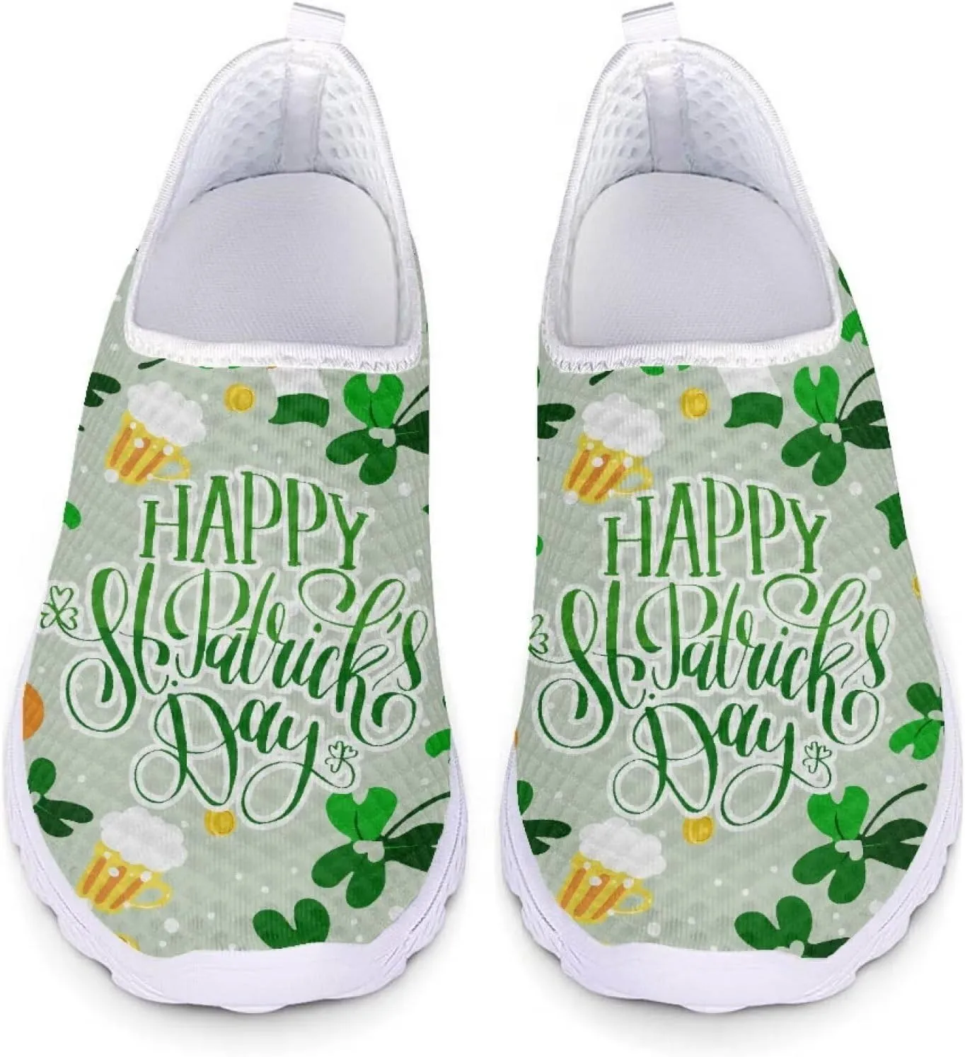 Kuiaobaty Fashion Sneakers Slip-Ons Walking Shoes Women's Men's Athletic Casual Footwear Lightweight Breathable Loafers