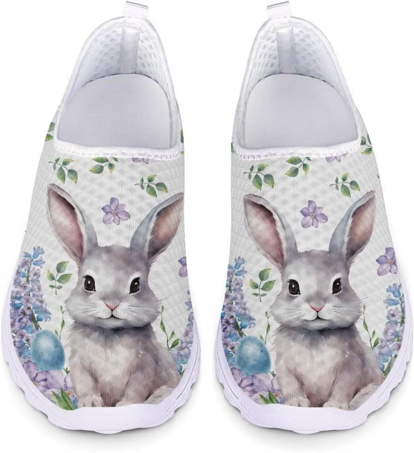 Kuiaobaty Fashion Sneakers Slip-Ons Walking Shoes Women's Men's Athletic Casual Footwear Lightweight Breathable Loafers
