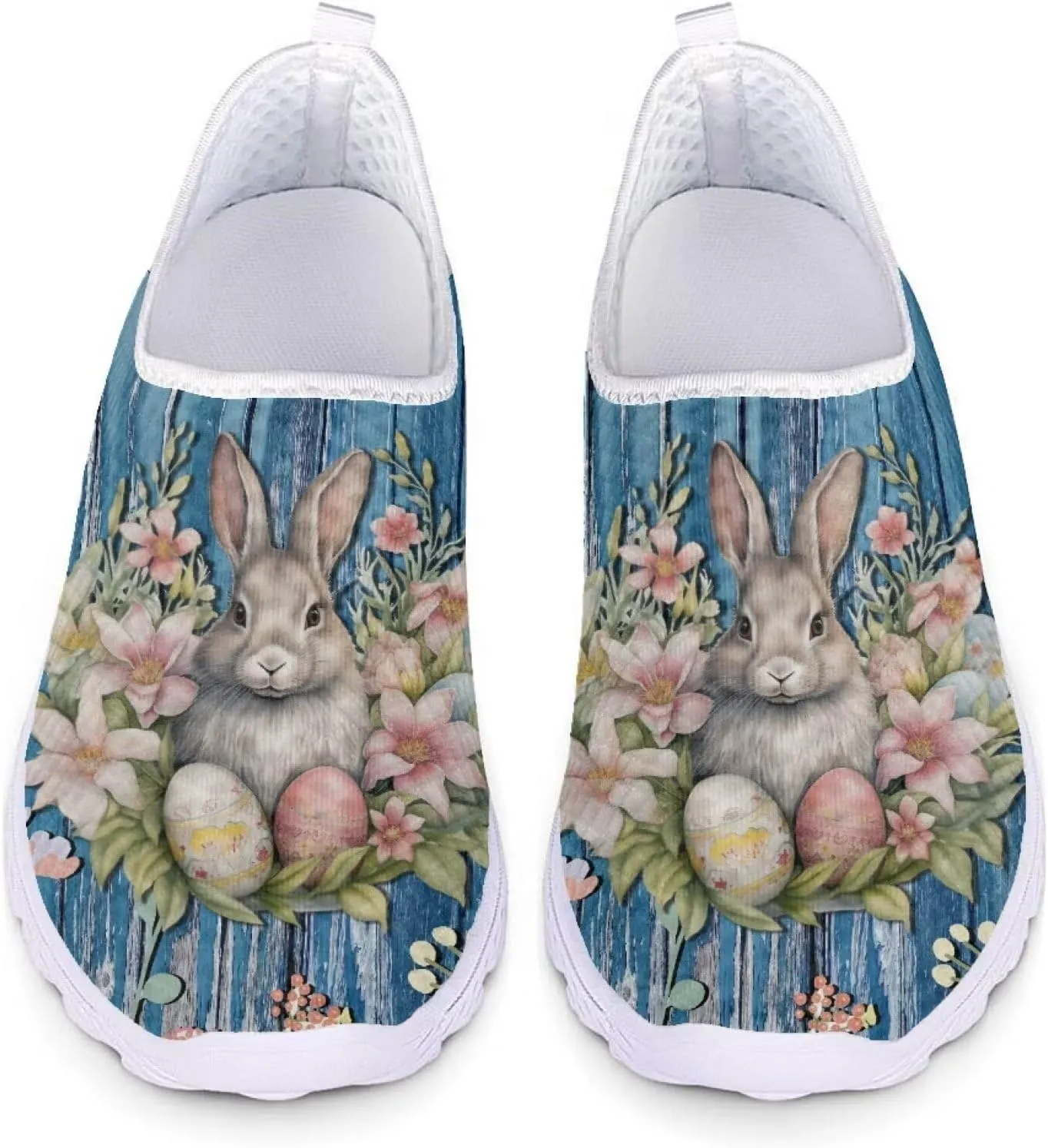Kuiaobaty Fashion Sneakers Slip-Ons Walking Shoes Women's Men's Athletic Casual Footwear Lightweight Breathable Loafers