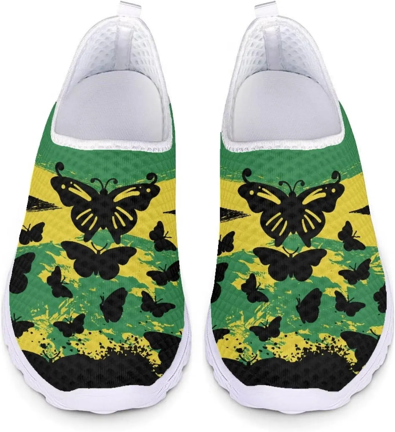 Kuiaobaty Fashion Sneakers Women's Slip-Ons Men's Walking Shoes Athletic Casual Footwear Lightweight Breathable Loafers
