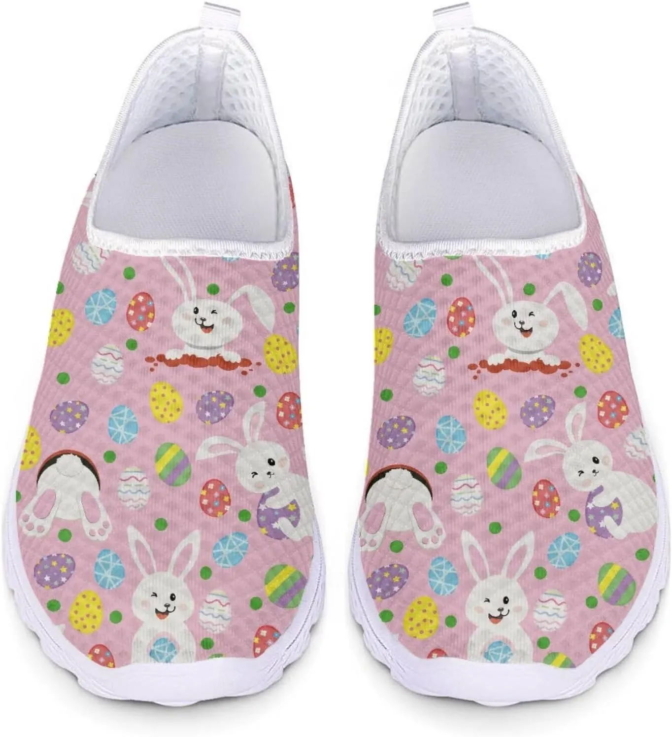 Kuiaobaty Fashion Sneakers Women's Slip-Ons Men's Walking Shoes Athletic Casual Footwear Lightweight Breathable Loafers