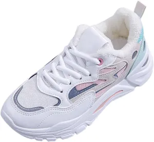 Ladies Breathable Non Slip Walking Shoes Casual Simple Comfortable Lighweight Sneakers Low Top Soft Sole Solid Color Outdoor Sports Shoes for Women