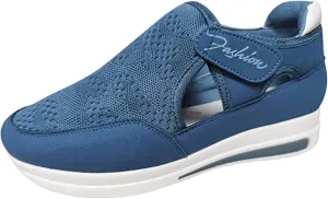 Ladmiple Sneakers For Women Slip On Wide Width PU Leather Shoes Lace Up Casual Fashion Walking Platform Flats Loafers