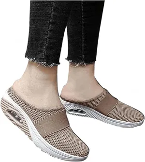 Ladmiple Sneakers For Women Walking Shoes Arch Support Fashion Slip On Comfortable Dressy Casual Summer Flats Loafers