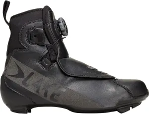 Lake Cx146-X Wide Cycling Shoe - Men's Black/Black Reflective, 46.0