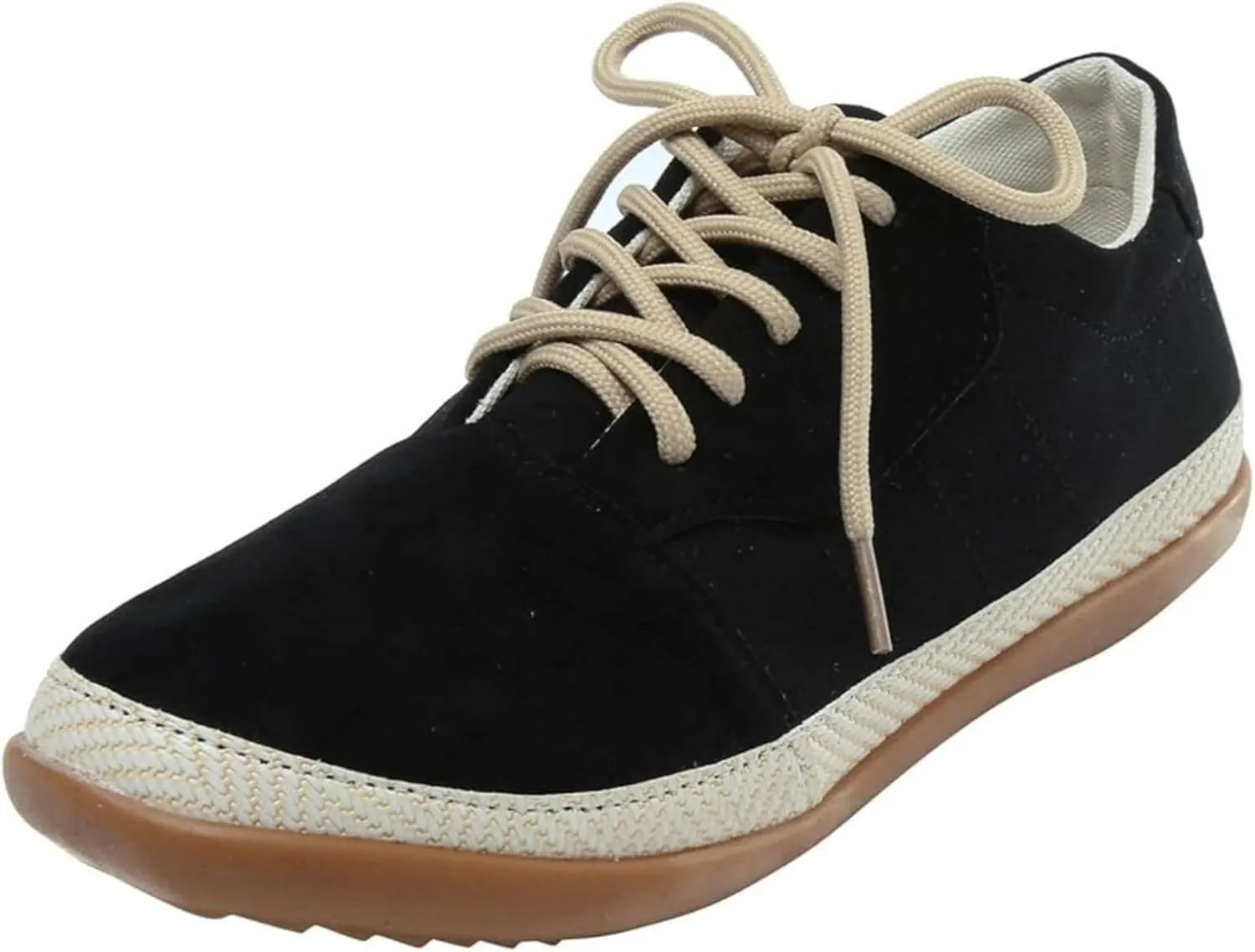 Lausiuoe Women's Fashion Sneakers Slip On Comfortable Casual Walking Shoes Classic Fall Low Top Canvas Flat Loafers
