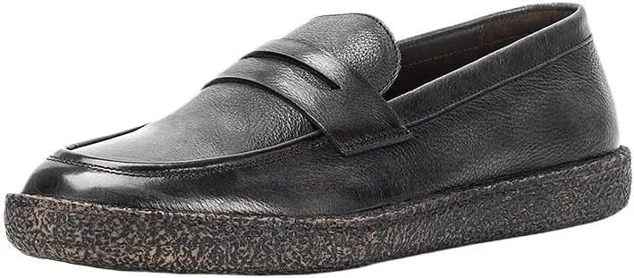Leather Shoes for Men Loafers Soft Mens Slip on Shoes Casual Comfort Moccasin Daily Flats Driving Lightweight Walking Sneakers Shoes Outdoor