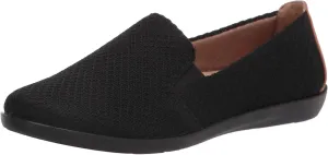 LifeStride Women's Next Level Slip-On Sneaker, Black/Black, 11 Wide