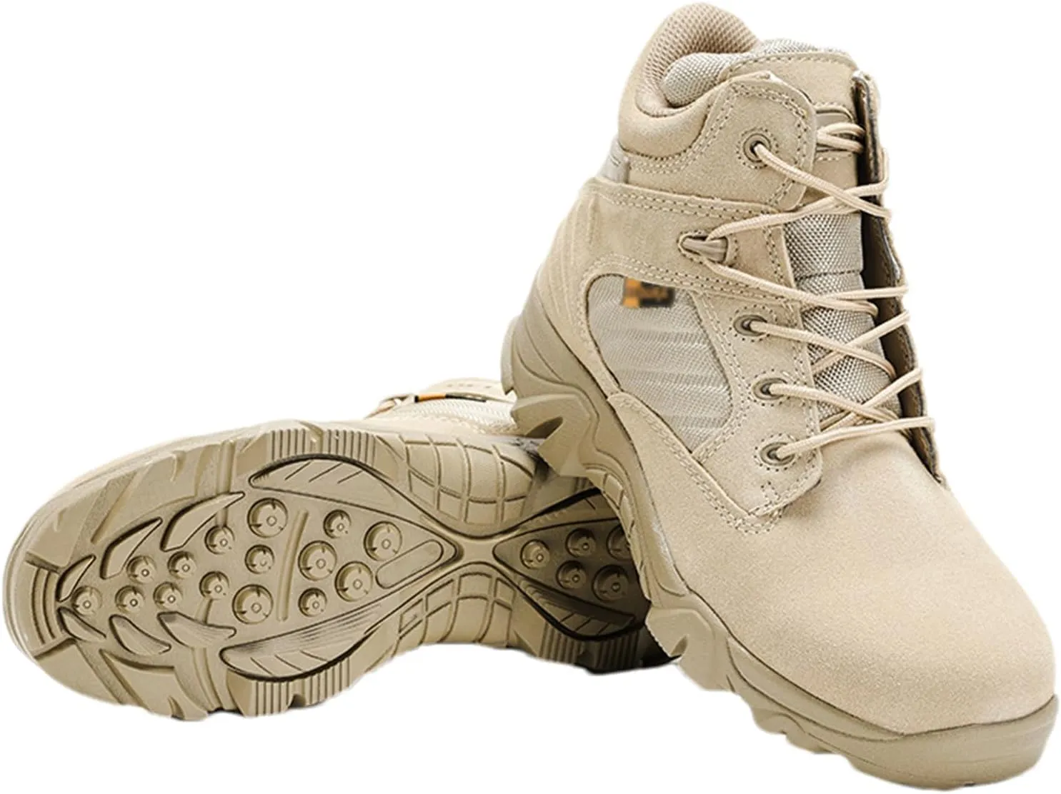 Low Cut Tactical Boots Men,Breathable Desert Boots,with Side Zipper,Lightweight Military Boots,Breathable Desert Boots, Suit for Tactical, Military, Combat, Hunting