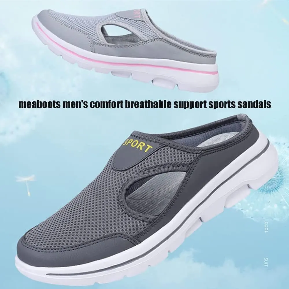 Meaboots Men's Comfort Breathable Support Sports Sandals, Orthopedic Stretch For Men