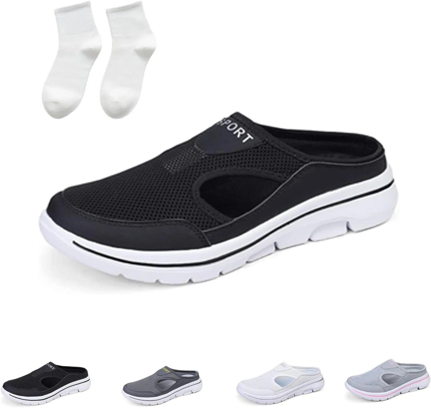 Meaboots Men's Comfort Breathable Support Sports Sandals, Orthopedic Stretch For Men